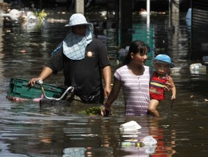 Worst flood in Thailand