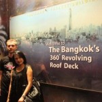 Oh and me at Baiyoke Sky Hotel