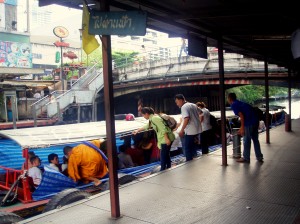 The Khlong Pier at Pratanum, Bangkok, Thailand