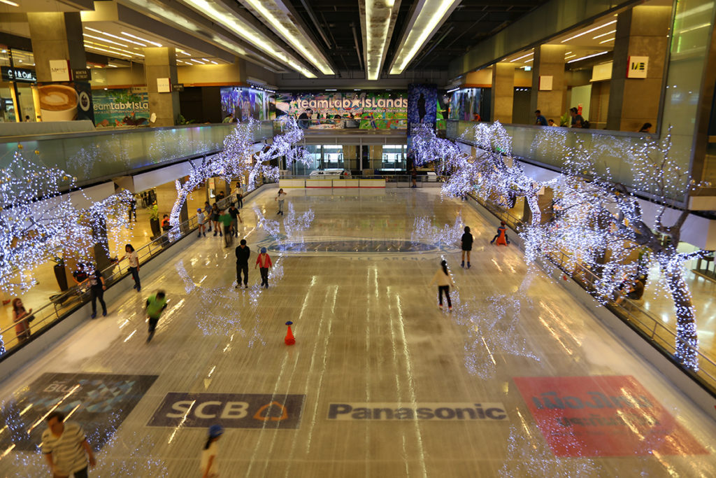 The rink ice-arena inside Central World