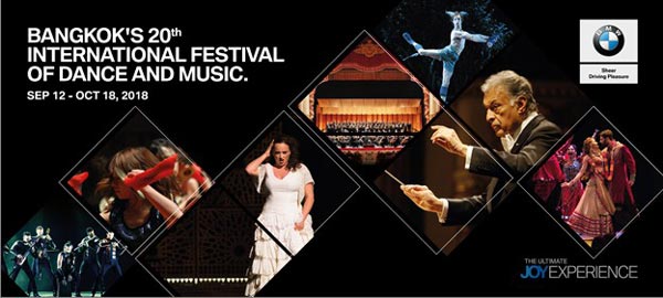 Bangkok celebrates its 20th International Festival of Dance & Music This October!