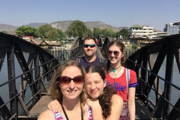 The Family On The Bridge Over The River Kwai :-)